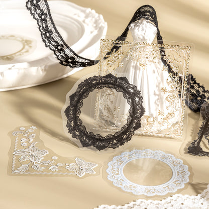 Elegant Lace Stickers