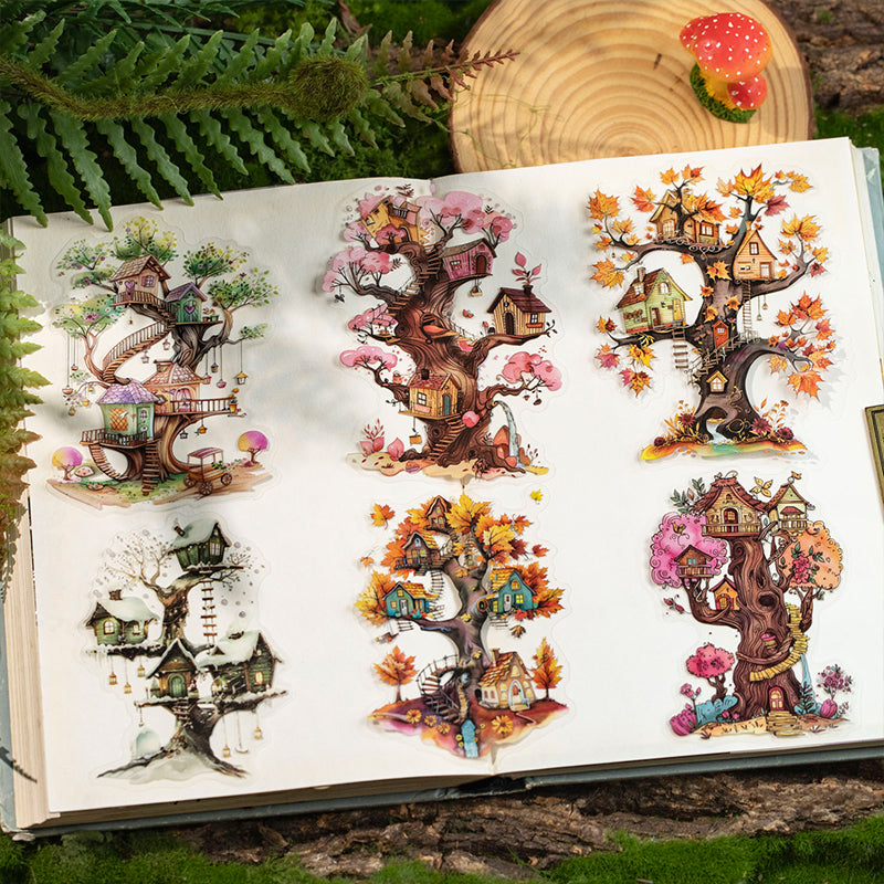 Treehouse Utopia Stickers