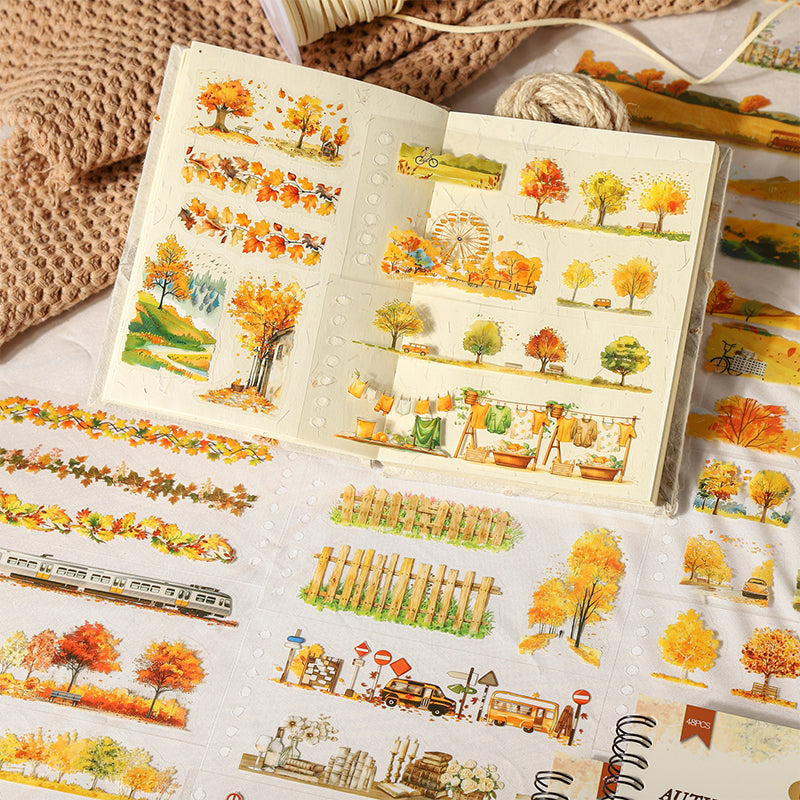 Autumn Picture Album Sticker Book
