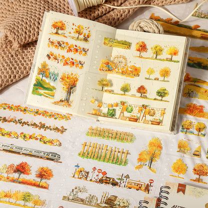 Autumn Picture Album Sticker Book
