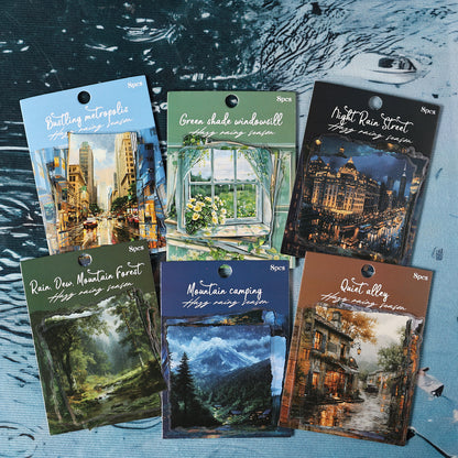 Misty Rainy Season Stickers