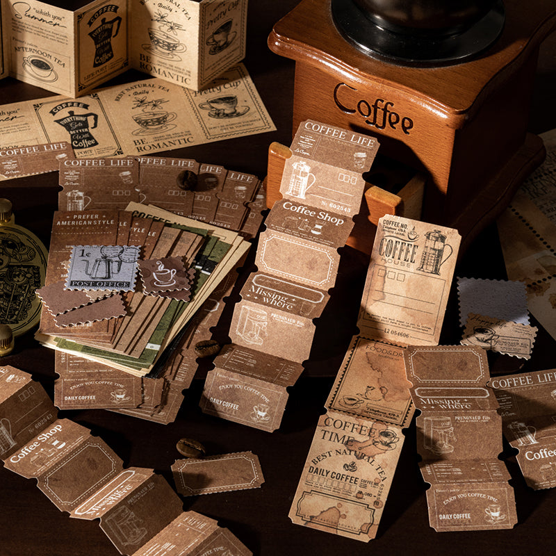 Coffee Themed Ephemera Pack