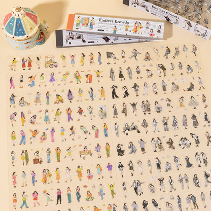 Endless Crowds Stickers