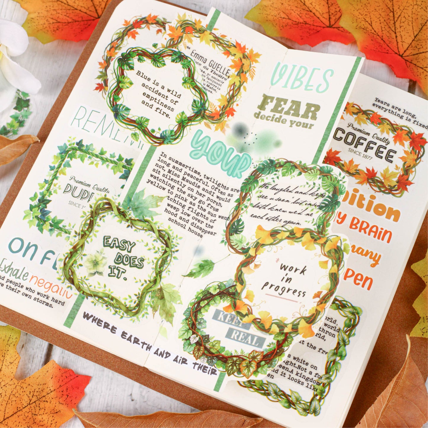 Vine Border Stickers