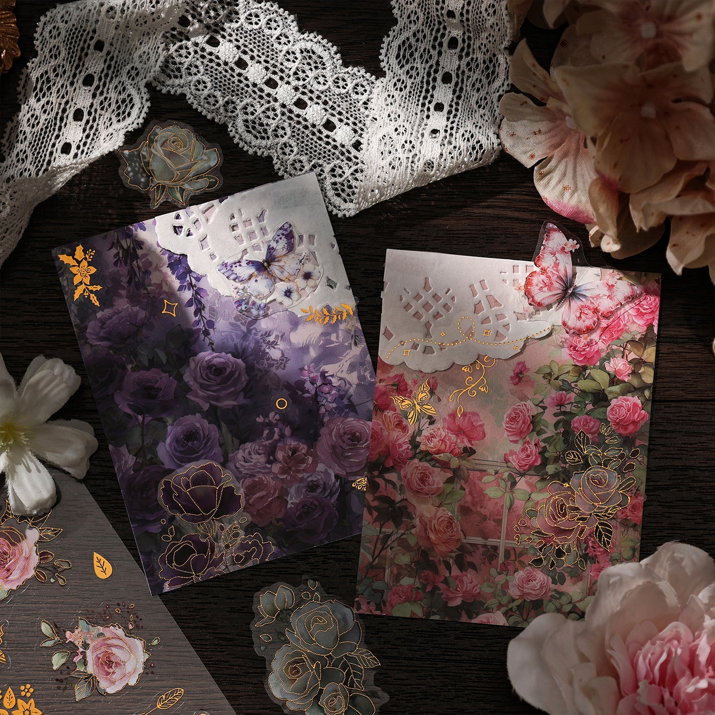 Flowers by the Window Stickers