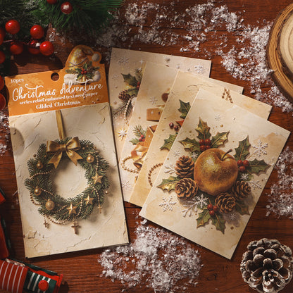 Christmas Adventure Embossed Papers