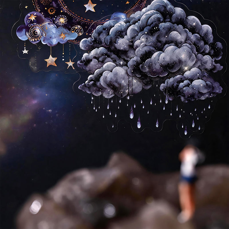 Clouds Star Moon Stickers