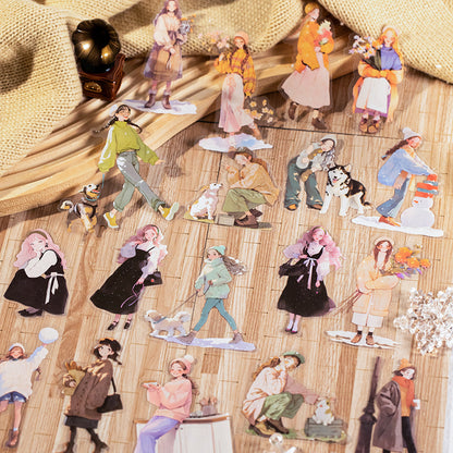 Warm Winter Whispers Stickers