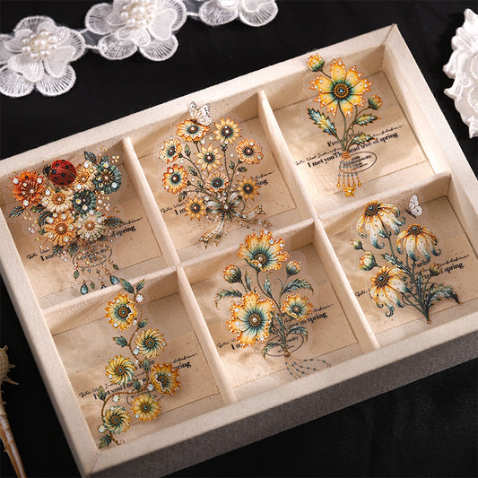 Flowers That Brighten Life Stickers