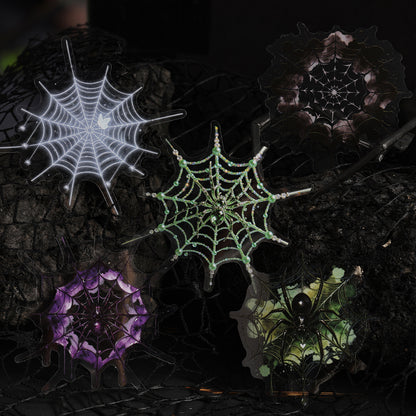 Vintage Spider Web Stickers