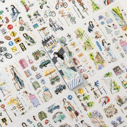 Travel on the Road Stickers