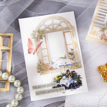 Floral Window Dream Weave Stickers