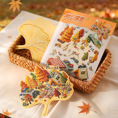 Embroidered Autumn Stickers