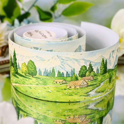 Wandering Green Pasture Washi Tape