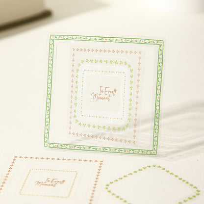 Dreamy Lace Floral Stickers