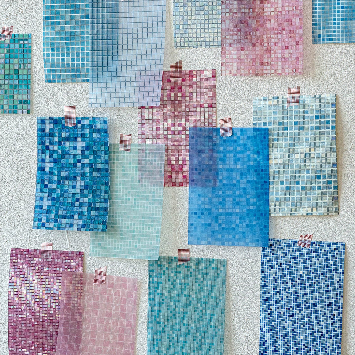 Colorful Glass Tile Papers