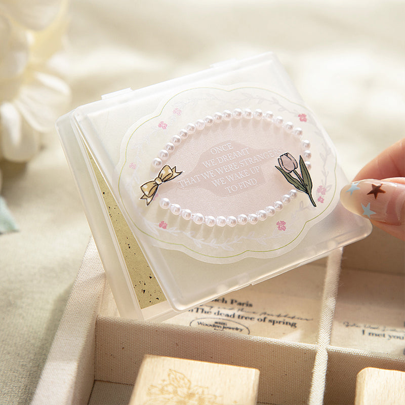 Floral Vellum Frame Stickers