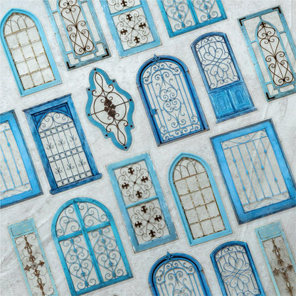 Iron Floral Window Stickers