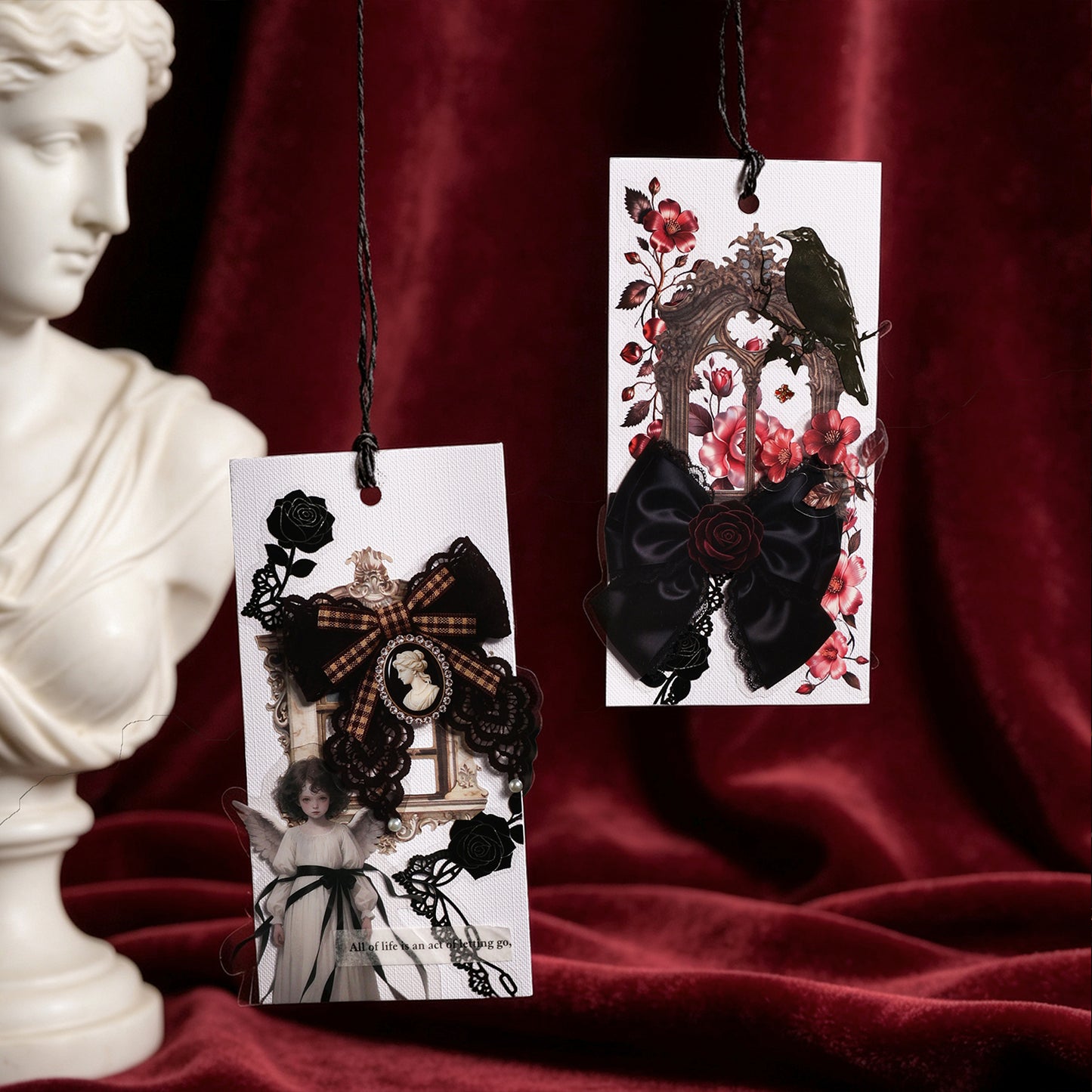 Gothic Bow Tie Stickers