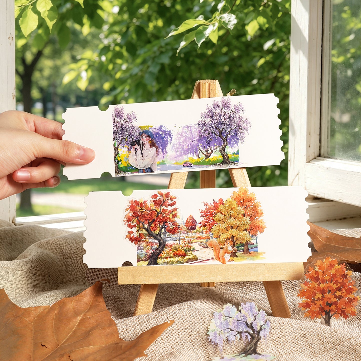 Seasonal Woodland Stickers