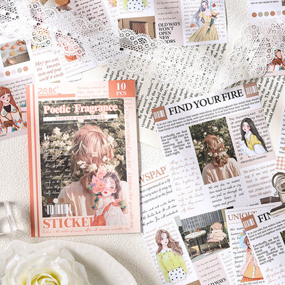 The Thoughts of a Girl Sticker Book