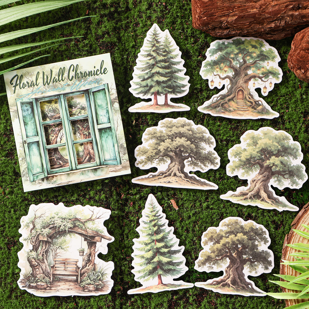 Flower Wall Chronicle Stickers