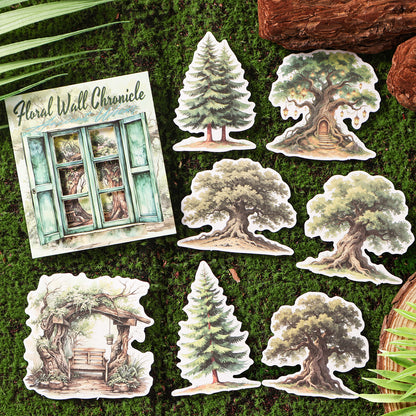 Flower Wall Chronicle Stickers