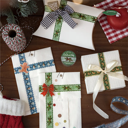 Christmas Crochet Tape Roll
