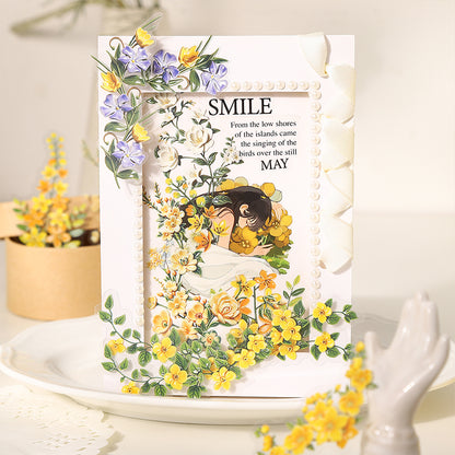 Floral Porcelain Elegance Stickers
