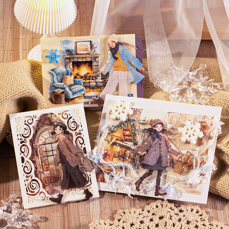 Warm Winter Whispers Stickers