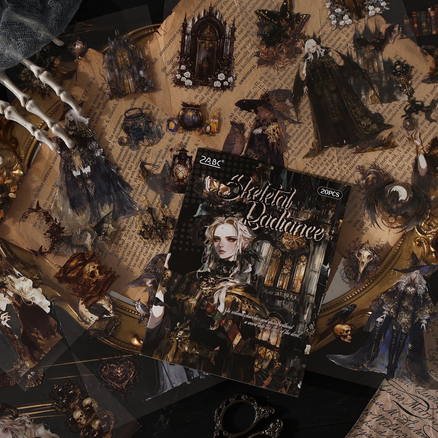 Dark Night Hymn Sticker Book