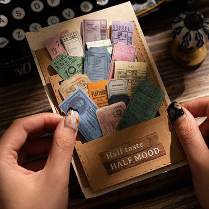 Antique Ticket Office Stickers
