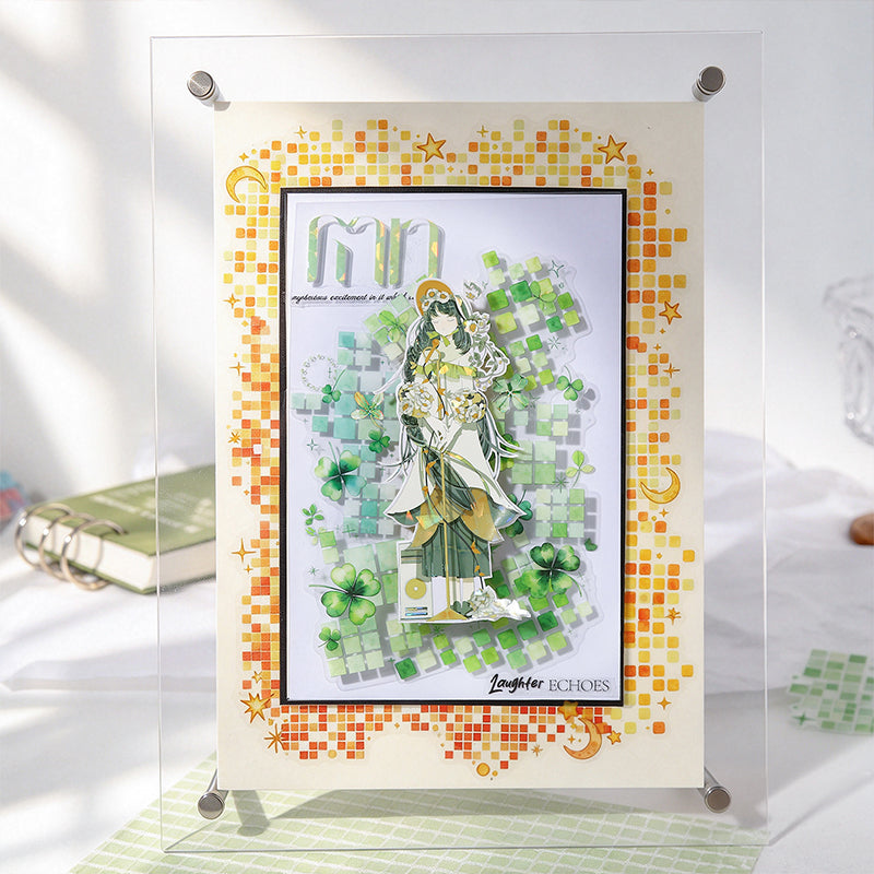 Watercolor Mosaic Stickers