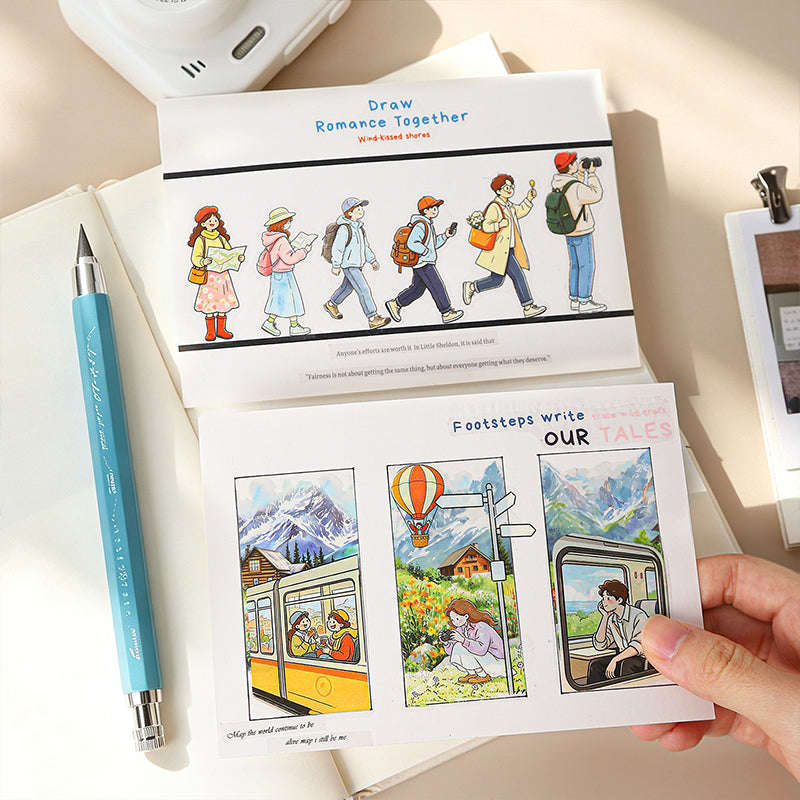The Meaning of Travel Sticker Book