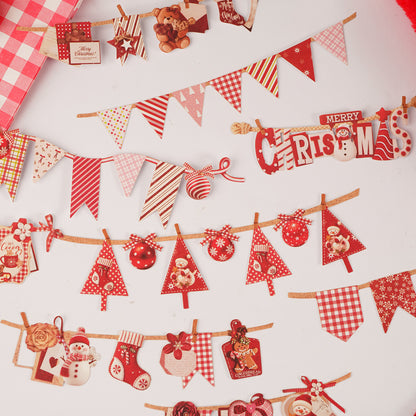 Christmas Bunting Stickers