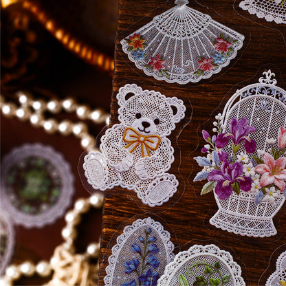 Sheer Floral Stickers