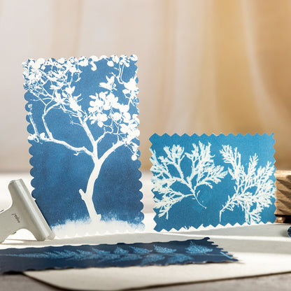 Enchanted Blue Floral Papers