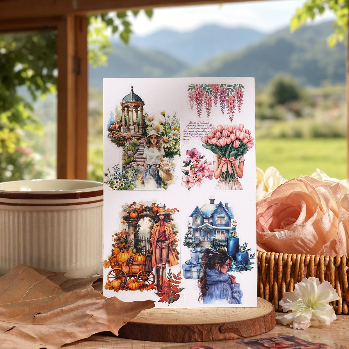 Four Seasons Journey Stickers