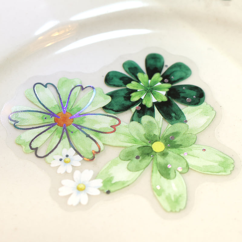Starlit Flower Field Stickers