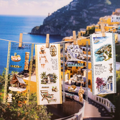 City Filmstrip Sticker Book