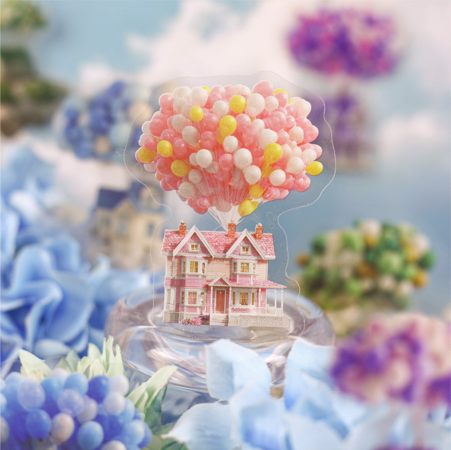 Flying House Stickers