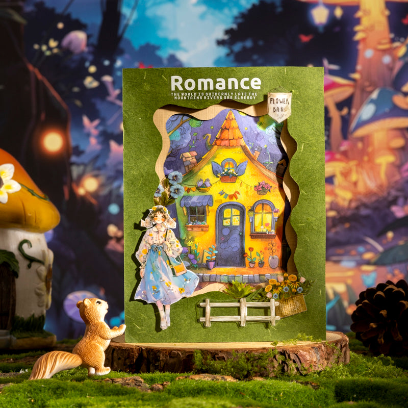 Whimsical Haunted Cottage sticker book