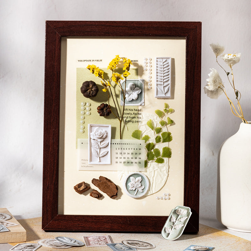 Flower Trace Shadow Stickers