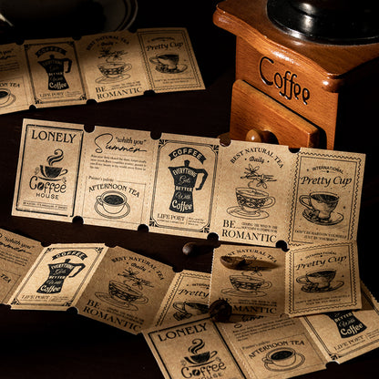 Coffee Themed Ephemera Pack