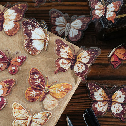 Weaving Butterfly Stickers