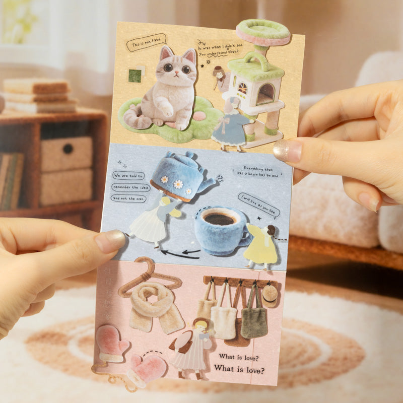 Cozy Plush Home Sticker