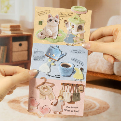 Cozy Plush Home Sticker