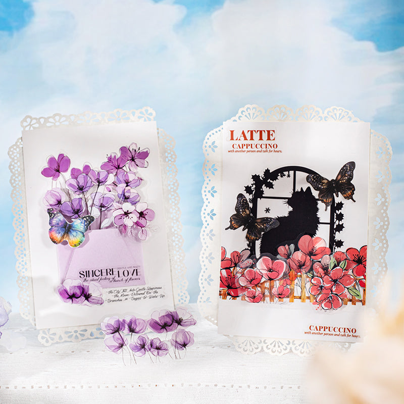 Draw Flowers and Traces Stickers