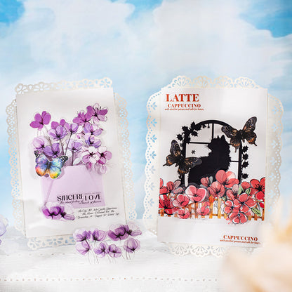 Draw Flowers and Traces Stickers