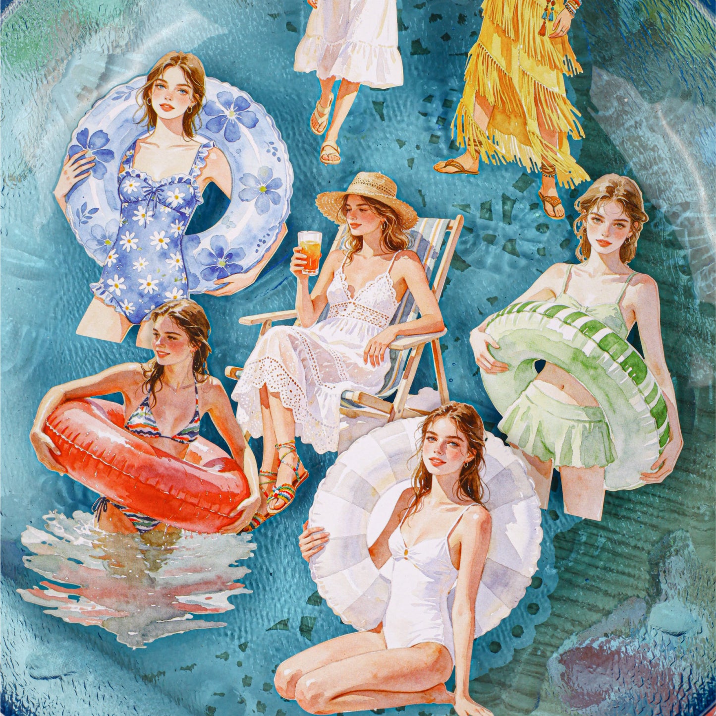 Hello Summer Stickers